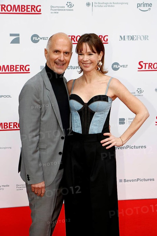 Christoph Maria Herbst and Milena DreiÃŸig at the world premiere of Stromberg - Everything again as usual on 1.12.2025 at the Zoo Palast in Berlin