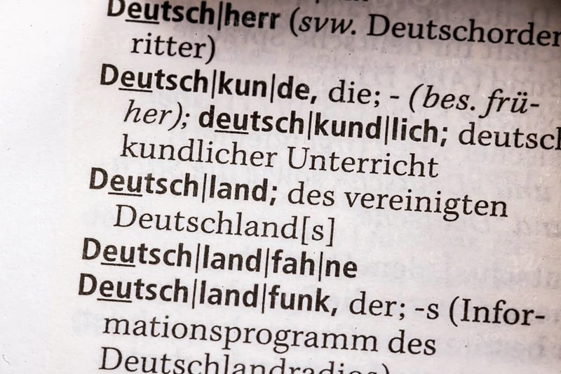 German language. Term from the Duden. Standard work of German spelling, 29th edition. germany