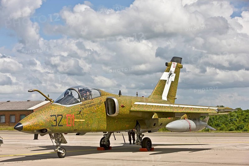 AMX aircraft, single-seat, aircraft type, fighter-bomber, reconnaissance aircraft, aircraft, armed forces, Italian air force, Spotterday, Wittmund, Lower Saxony, Germany