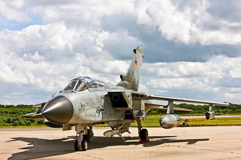 Panavia Tornado ECR, two-seater, aircraft type, multi-purpose fighter, fighter-bomber, interceptor, reconnaissance aircraft, Bundeswehr, defense, Spotterday, Wittmund, Niederschsen, Germany