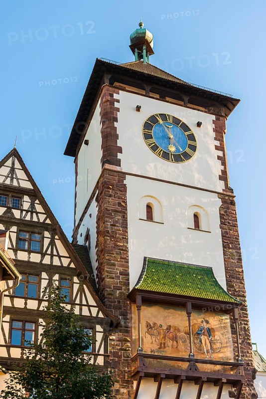 The historic Swabian Gate, Freiburg im Breisgau