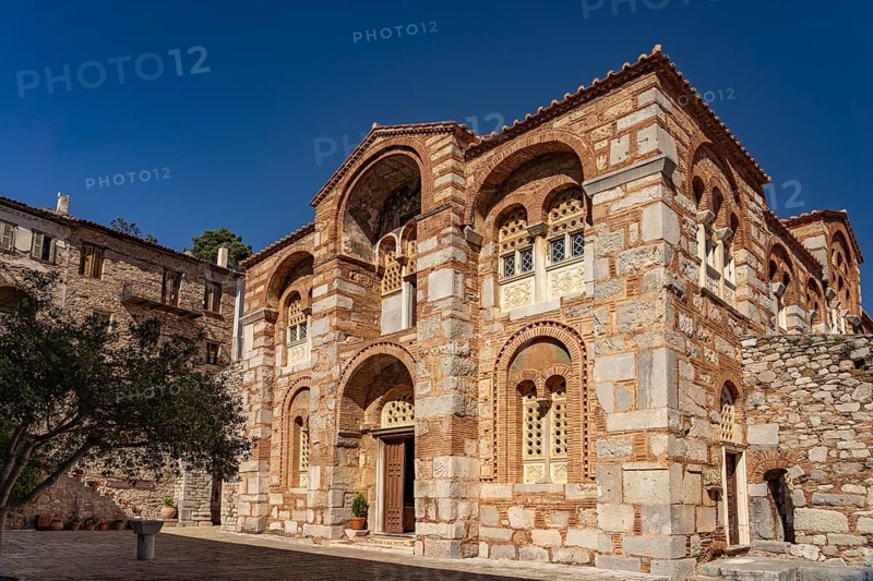 Catholic of Hosios Lukas Monastery, UNESCO World Heritage Site in Steiri, Greece