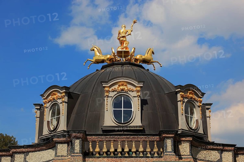 Sun Temple, New Palace, Hermitage in Bayreuth, Upper Franconia, Bavaria, Germany