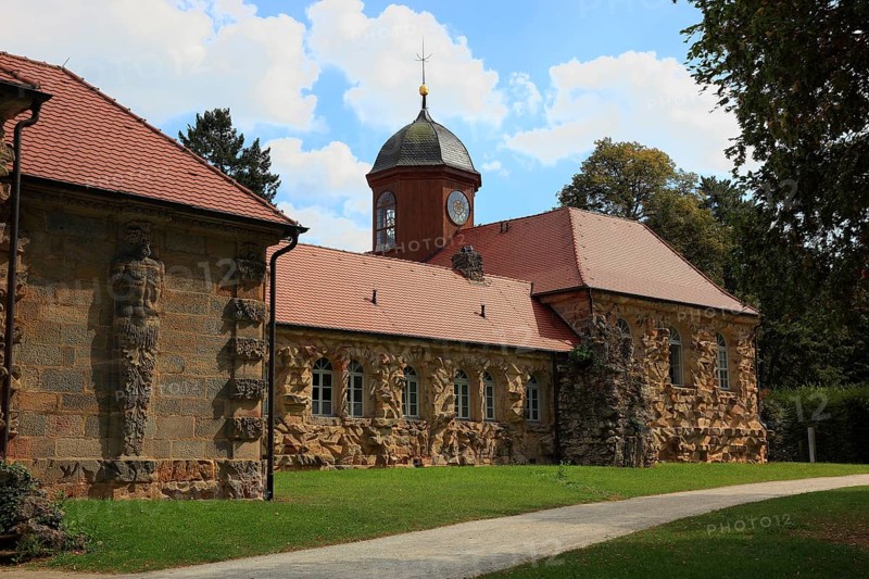 Old castle in the Hermitage in Bayreuth, Upper Franconia, Bavaria, Germany