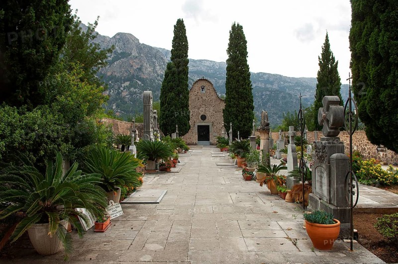Cemetery in Majorca, Spain