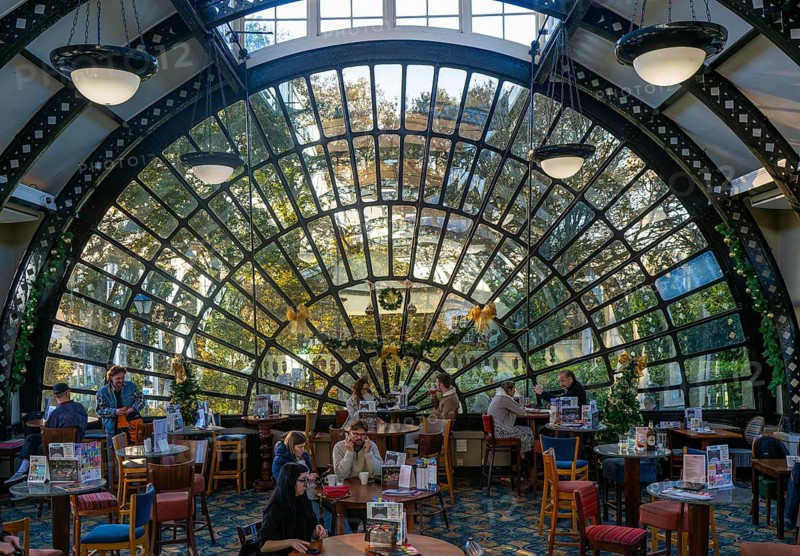 Orangery inside the The Imperial Wetherspoon pub, Exeter, Devon, England, UK