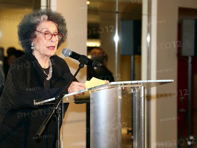 Lea Rosh at the Prize for Civil Courage Against Right-Wing Radicalism and Anti-Semitism, 19th Charity Dinner Room of Names in Berlin's Hotel Adlon on 24.11.2025