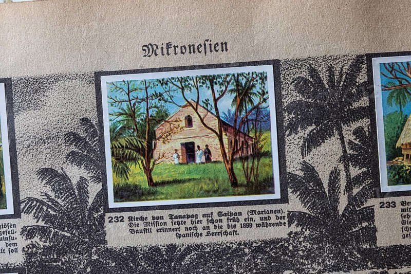 German colonies. Micronesia. An anthology published by Cigaretten-Bilderdienst Dresden from 1936. Germany