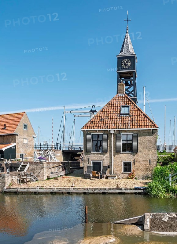 SchleusenwÃ¤rterhaus, Hindeloopen, Friesland, Netherlands