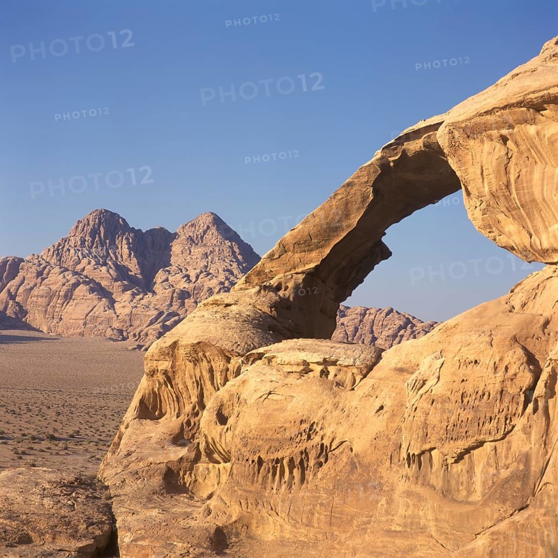 Natural rock bridge, Wadi Rum, Jordan