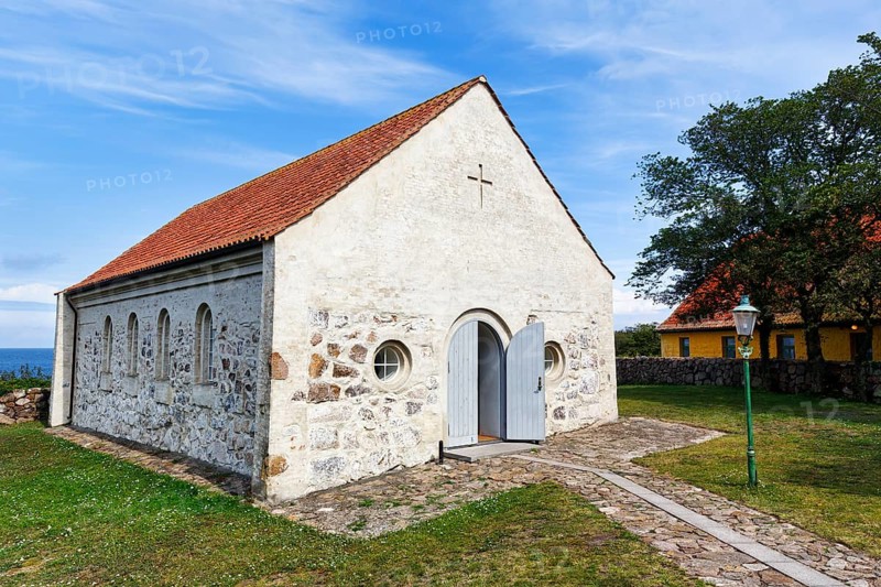 ChristiansÃ¸ Church, Christiansö, Ertholmene, Pea Islands, Bornholm, Denmark