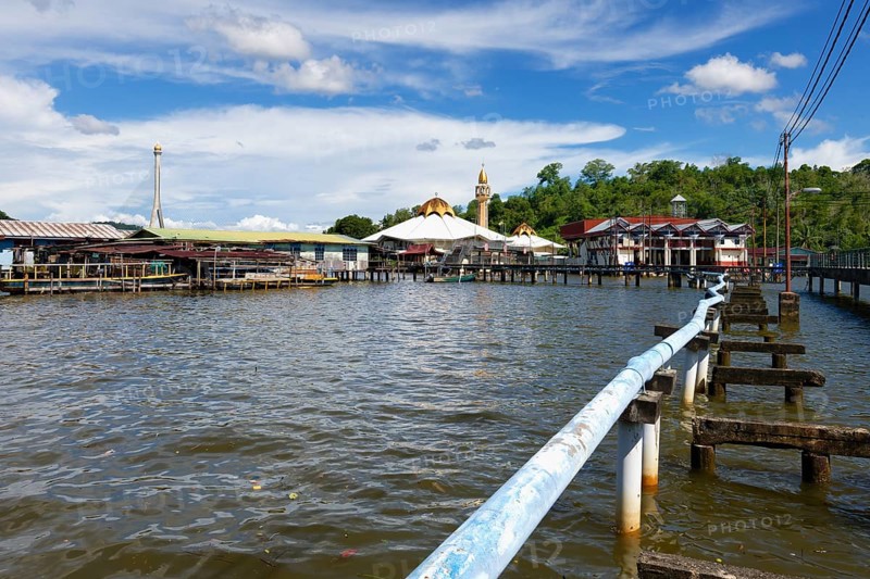 Kampong Ayer water village mosque, Bandar Seri Begawan, Brunei