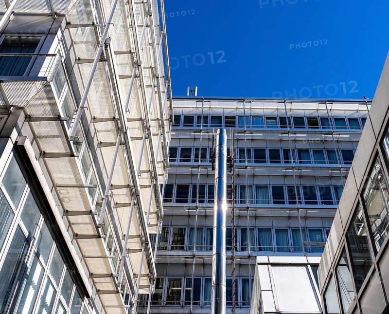 Architecture at the Technical University of Berlin on 17th June Street in Berlin Charlottenburg, Germany