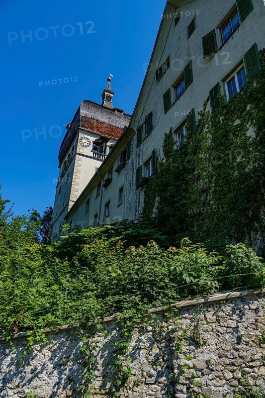The Martinsturm, a local landmark in the Upper Town, the historic old town of Bregenz am Lake Constance, Vorarlberg, Austria