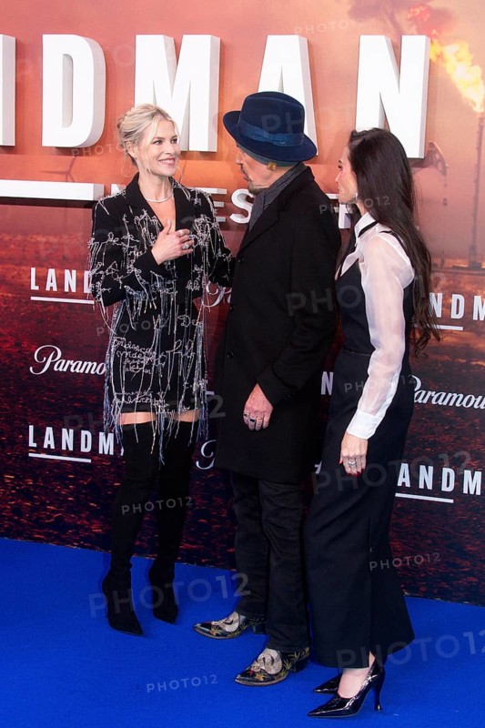 Billy Bob Thornton, Demi Moore, Ali Larter (cast), LANDMAN, red carpet for the European premiere of the second season of the Paramount+ series at ZOO PALAST, Berlin, 14.11.2025
