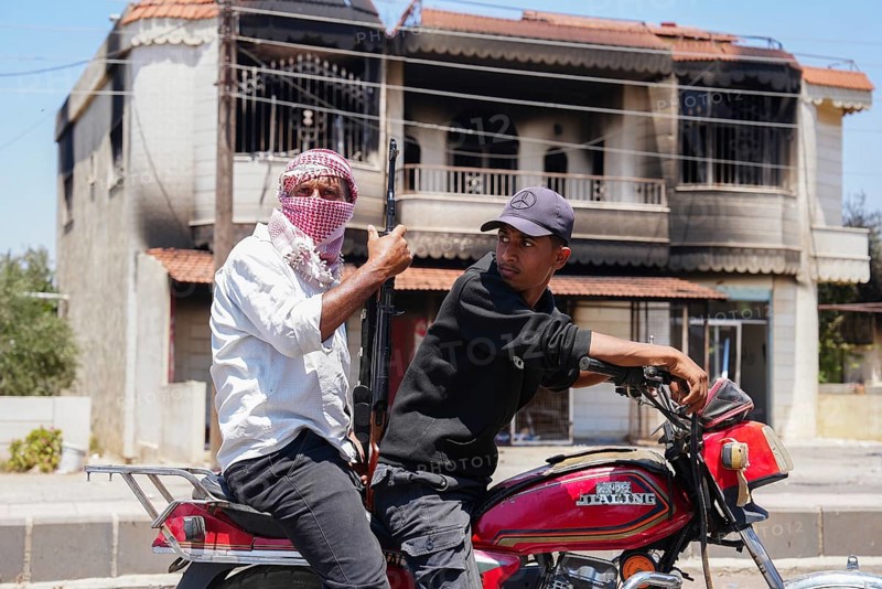 Sectarian violence in the Syrian city of Sweida between Druze factions loyal to Sheikh Hikmat al-Hijri and Bedouin tribes, as Syrian government forces attempt to intervene to end the conflict and restore security to the city