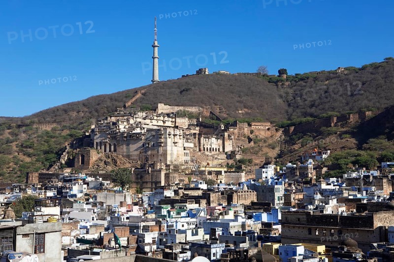 Garh Palace or Rajput Palace, Bundi, Rajasthan, India