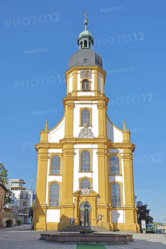 Baroque Kreuzkirche, Suhl, Franconia, Thuringia, Germany