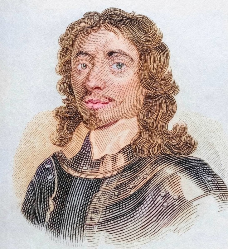 Thomas Fairfax, 3rd Lord Fairfax of Cameron (born 17 January 1612 in Denton, Yorkshire, died 12 November 1671 in Nunappleton) was General and Commander-in-Chief of the Parliamentary Army during the English Civil War, Historical, coloured, digitally restored reproduction from a 19th century master, Record date not stated