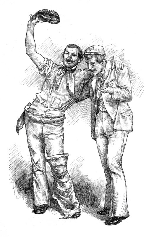 Types of small crooks, dodgy person, Pülcher, from Vienna around 1880, Moonlight Brothers, Historical, digitally restored reproduction from a 19th century original, Record date not stated