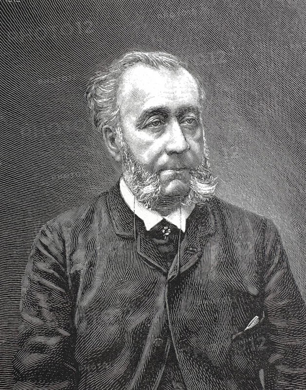 Elme-Marie Caro (born 4 March 1826 in Poitiers, died 13 July 1887 in Paris) was a French philosopher, literary critic, university professor and member of the Académie francaise, Historical, digitally restored reproduction from a 19th century original, Record date not stated