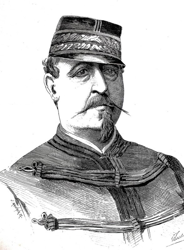 Félix Gustave Saussier (born 16 January 1828 in Troyes, died 19 December) was a French general and member of parliament, Historical, digitally restored reproduction from a 19th century original, Record date not stated
