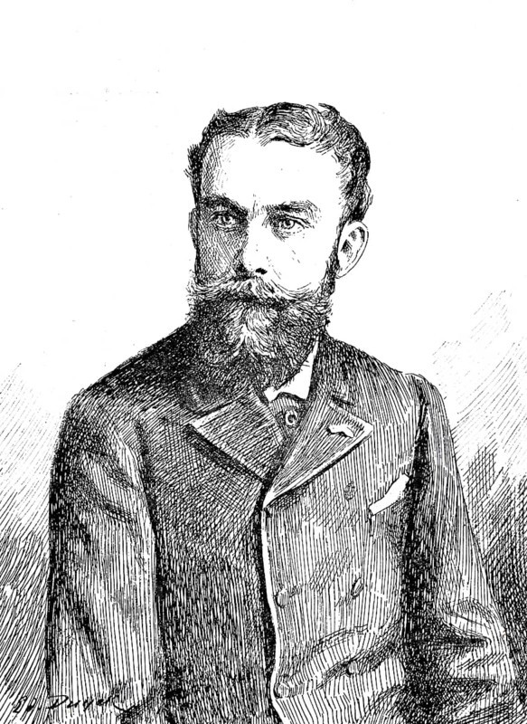 M. Mourlon, Member of the Board of Directors, Member of the Executive Committee of the Grand Concours International 1888, Historic, digitally restored reproduction from a 19th century original, Record date not stated