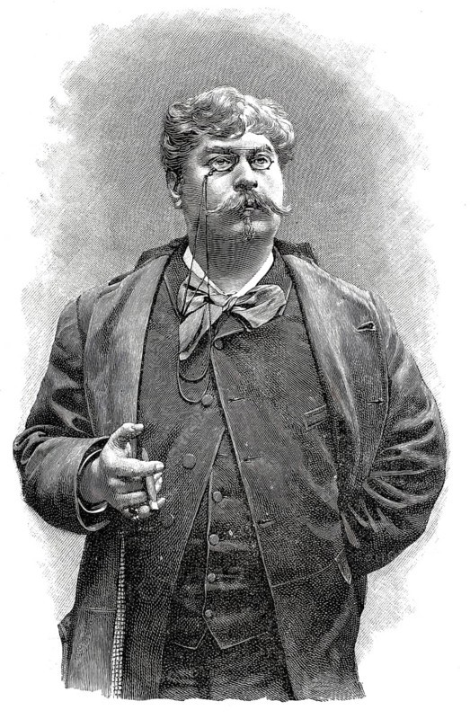 Camille Lemonnier (born 24 March 1844 in Ixelles, died 13 June 1913 in Brussels) was a Belgian naturalist storyteller, Historical, digitally restored reproduction from a 19th century original, Record date not stated