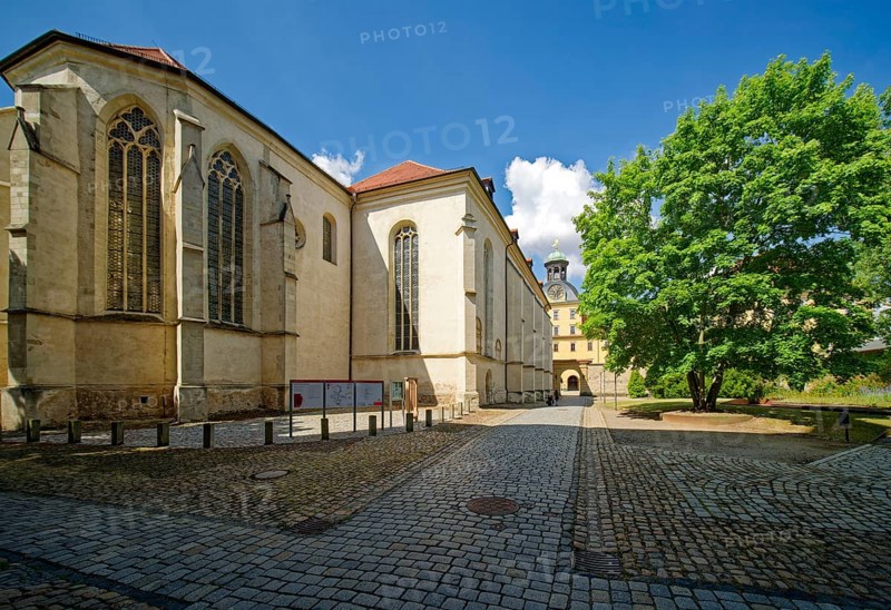 St Peter and Paul Cathedral and Gatehouse, Zeitz Moritzburg Castle Museum, early Baroque style, Zeitz, Saxony-Anhalt, Germany