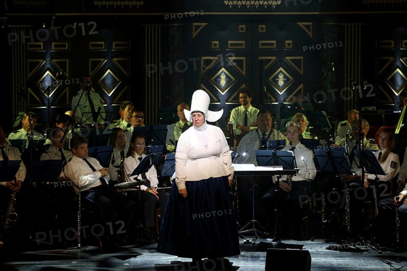 Steffi Irmen (the nurse) at the show - Gemeinsam Bunt - the 6th benefit concert on 14.07.2025 at the Theater des Westens in Berlin