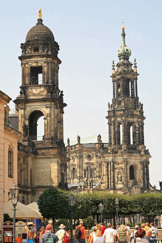 Catholic Court Church, (Cathedral of St Trinity), building, Baroque style, Dresden