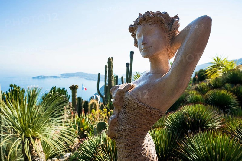 Jardin Exotique, Èze, Cote d'Azur, Alpes-Maritimes, Provence-Alpes-Cote-d'Azur, South of France, France