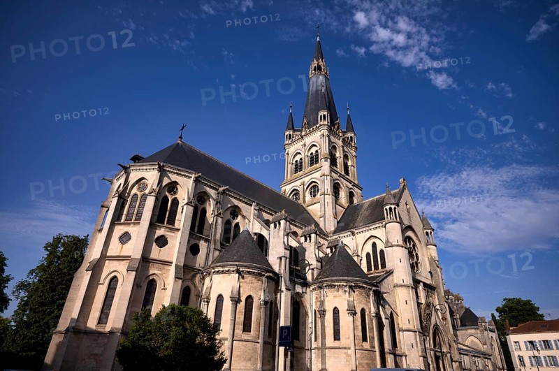 Cathedral Église Notre-Dame, Épernay, Champagne, Marne, France
