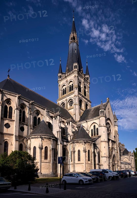 Cathedral Église Notre-Dame, Épernay, Champagne, Marne, France