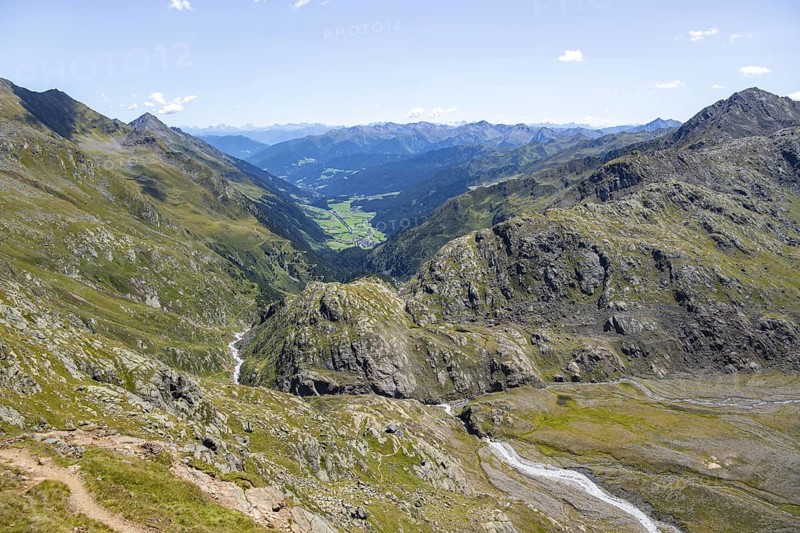 Ridnauntal (Italian: Val Ridanna), Stubai Alps, South Tyrol, Italy
