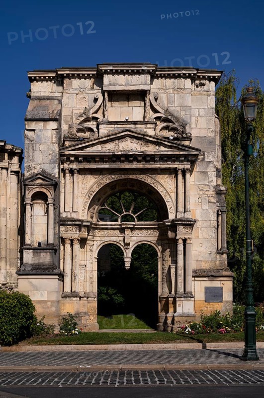 Portail Saint-Martin, former portal of the old Notre-Dame church, Épernay, Champagne, Marne, France