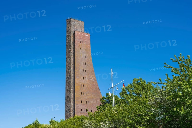 Naval memorial, Laboe, Baltic seaside resort, fjord, Baltic Sea, North Frisia, Schleswig-Holstein, Germany