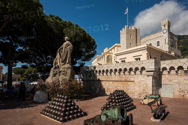 Prince's Palace, Palais Princier, Old Town, Cote d'Azur, Monaco