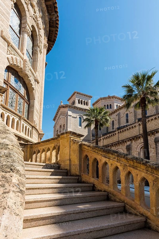 Palace of Justice and Cathedral, Old Town, Cote d'Azur, Monaco