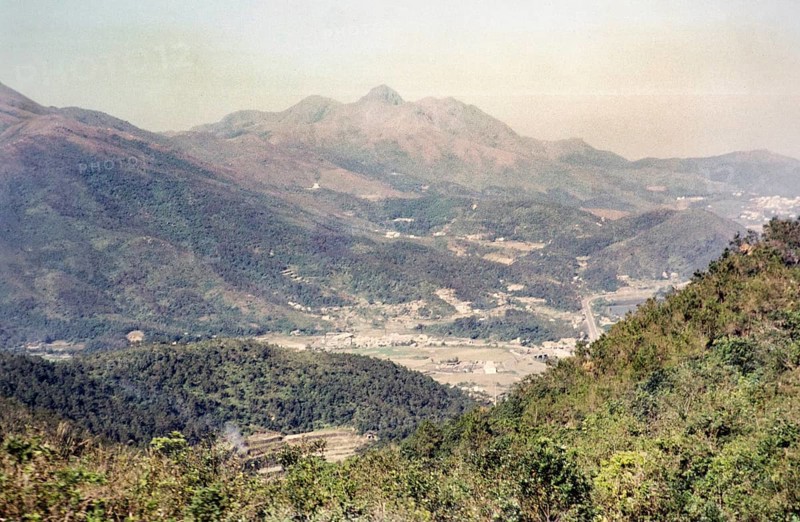 Ho Chung, Port Shelter from Razor Hill Pass, New Territories, Hong Kong, Asia 1965