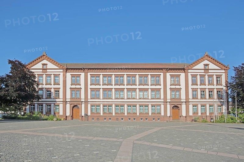 New town hall built in 1879, parade ground, Pirmasens, Rhineland-Palatinate, Germany