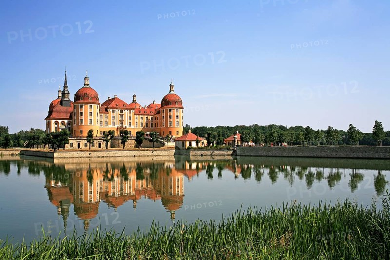 Moritzburg Castle, picturesque, baroque castle, Saxony, Germany