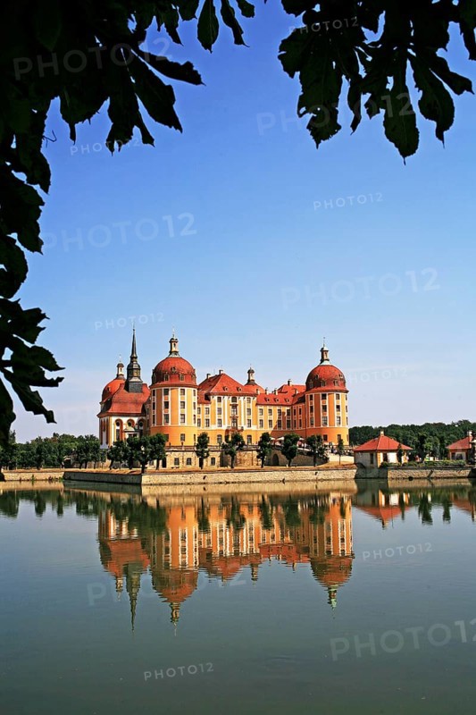 Moritzburg Castle, picturesque, baroque castle, Saxony, Germany