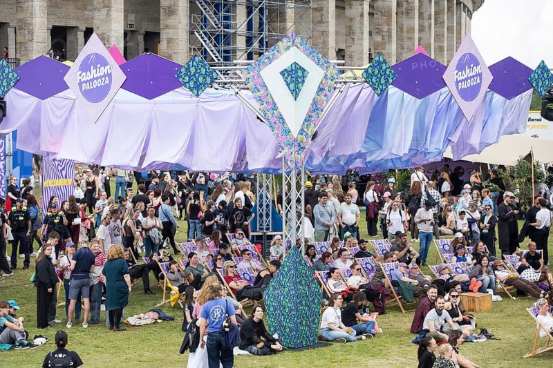 Fashion Palooza at the Lollapalooza Festival in the Olympiastadion and on the Maifeld, Berlin, 13 July 2025