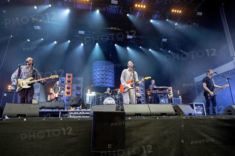 Wanda, Rock/Pop Band, Austria, Schön bei dir Live 2025 Tour, open air at the Citadel Music Festival, 12.07.2025, Zitadelle Spandau, Berlin, Germany, sold out, Overview Stage < english> Wanda, Rock/Pop Band, Austria, Schön bei dir Live 2025 Tour, open air at the Citadel Music Festival, July 12, 2025, Spandau Citadel, Berlin, Germany