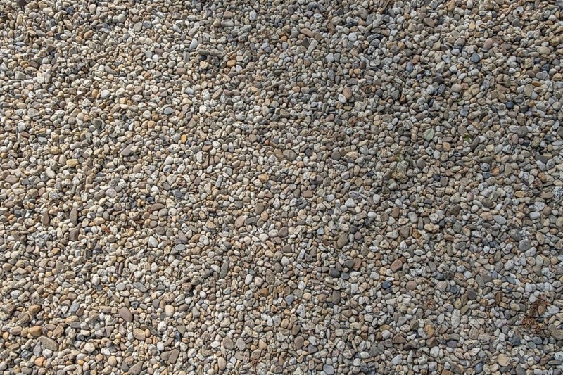 Small pebbles as garden path, background image, texture, Netherlands