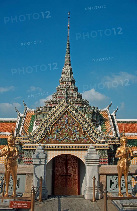 Gate, Grand Palace, Bangkok, Thailand, December 2002, vintage, retro, old, historic
