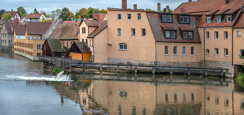 Building of the industrial museum Lauf an der Pegnitz, former hammer mill and grain mill, Industriestr., Lauf an der Pegnitz, Middle Franconia, Bavaria, Germany