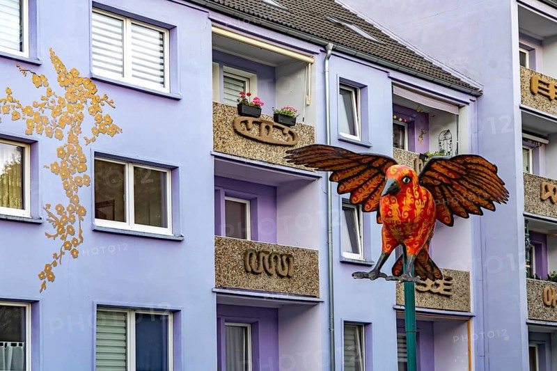 The artists' quarter Mandauer Glanz in Zittau, Upper Lusatia, Saxony, Germany