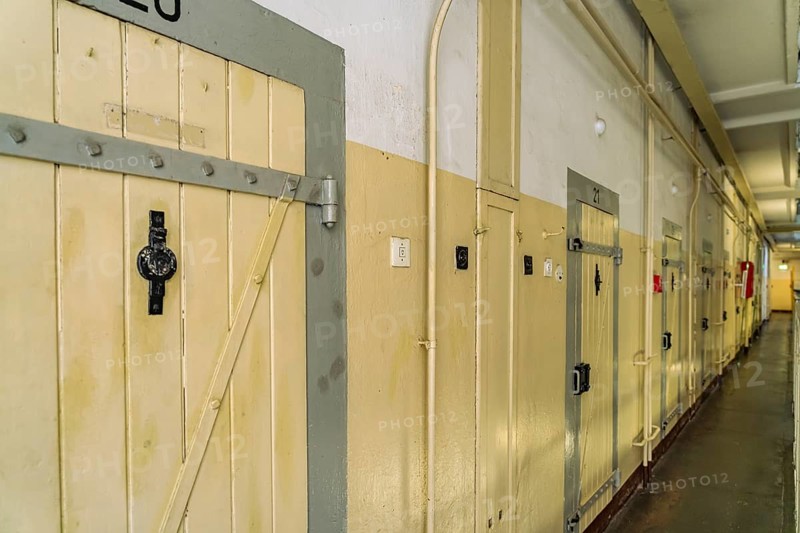 Cells in the former Stasi prison Bautzen II, today a memorial in Bautzen, Upper Lusatia, Saxony, Germany